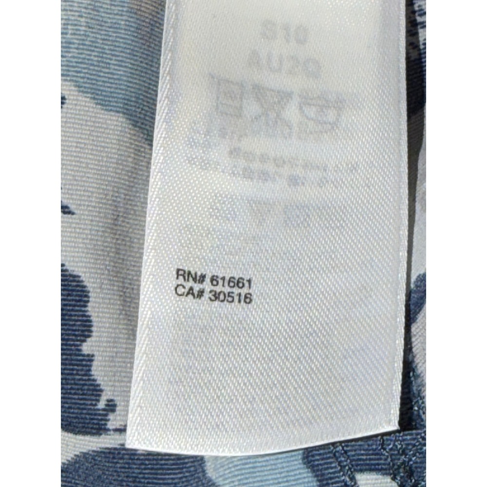 The North Face Capri Cargo Pants Women 4 Blue Mountain Camo Hiking Crop‎ Tie Hem - Picture 11 of 12